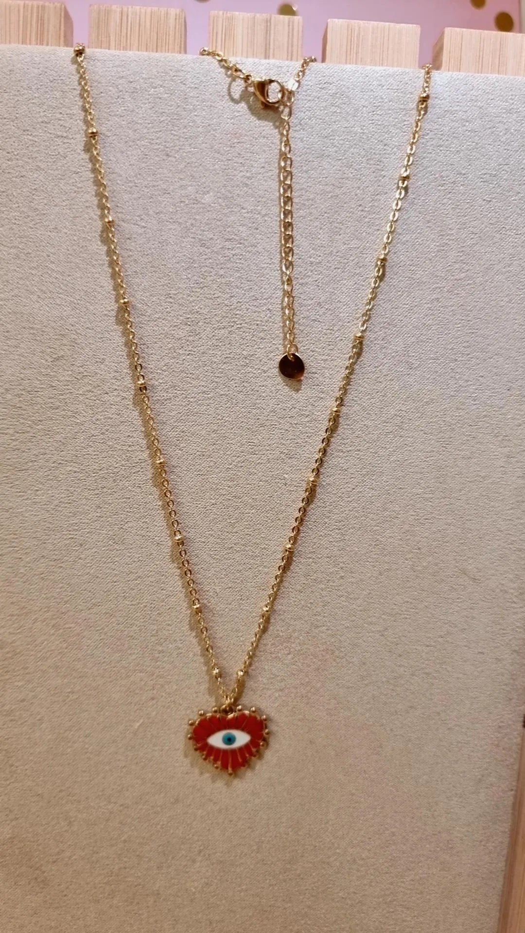 Collier Oeil Coeur