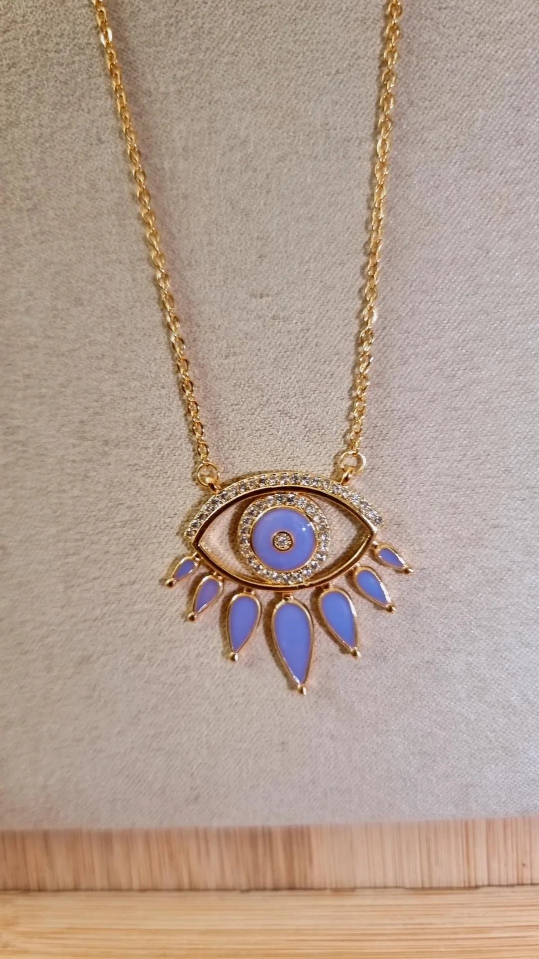 Collier Purple Eye