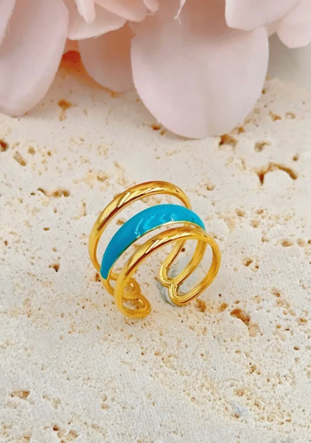 Bague Rail Turquoise