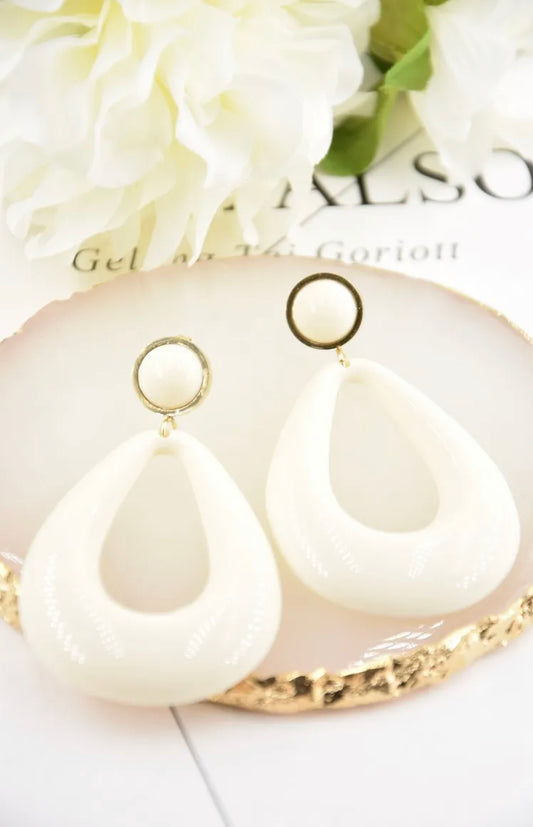 Boucles D’oreilles White Anouchka