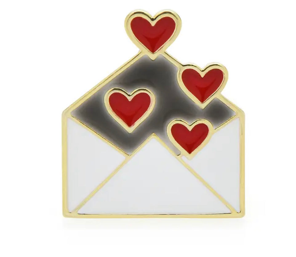 Broche Love Letter