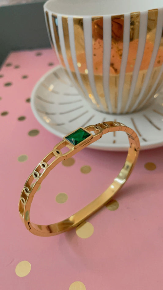 Bracelet Grille Verte